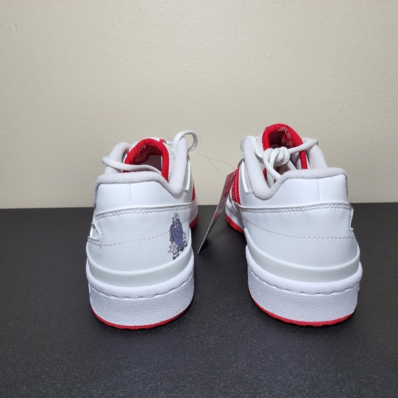 Adidas X Disney Pixar Forum Low White Scarlet Red GX0991 Men's Shoes Size 6.5 - Picture 5 of 12